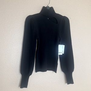 Black turtle neck long sleeve